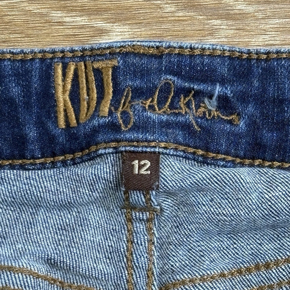 Kut From The Kloth Katy Boyfriend Jeans Women's 12 Medium Wash Stretch Casual - Picture 3 of 13